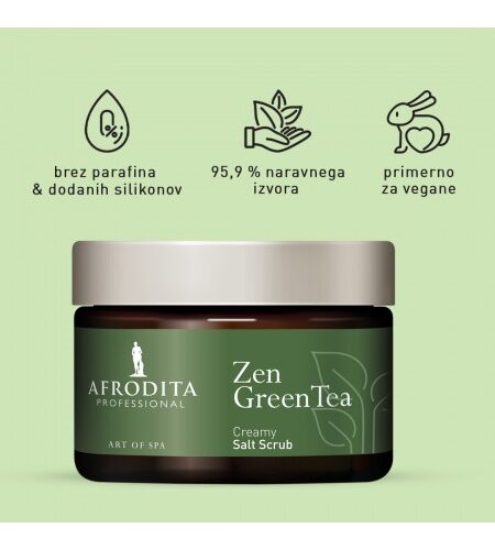 ZEN GREEN TEA Kremni solni piling za telo 240g
