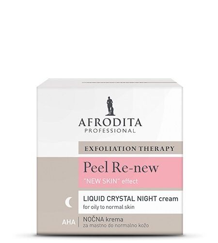 PEEL RE-NEW ''LIQUID CRYSTAL'' AHA NIGHT krema za mastno do normalno kožo50ml